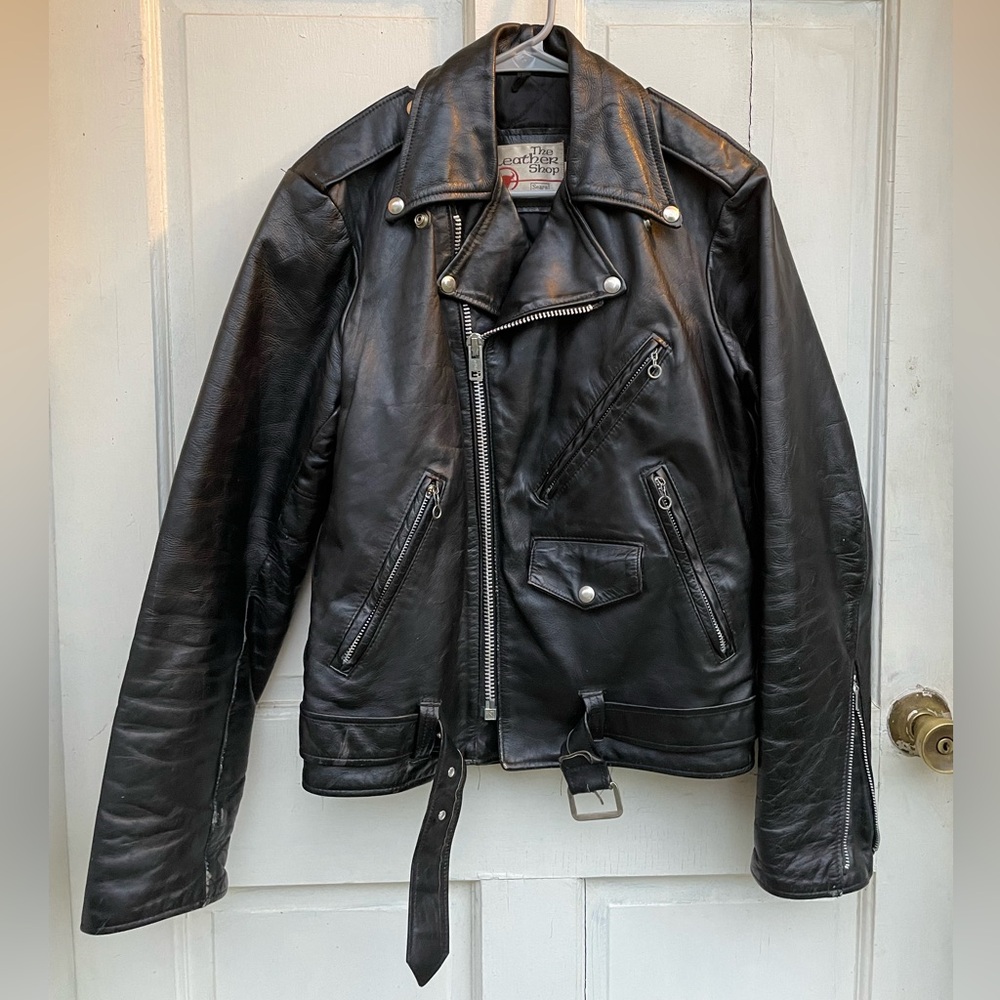 Vintage Sears Leather Shop Motorcycle Jacket